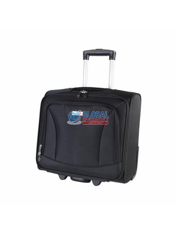 VALIGIA PILOTA TROLLEY NERO
