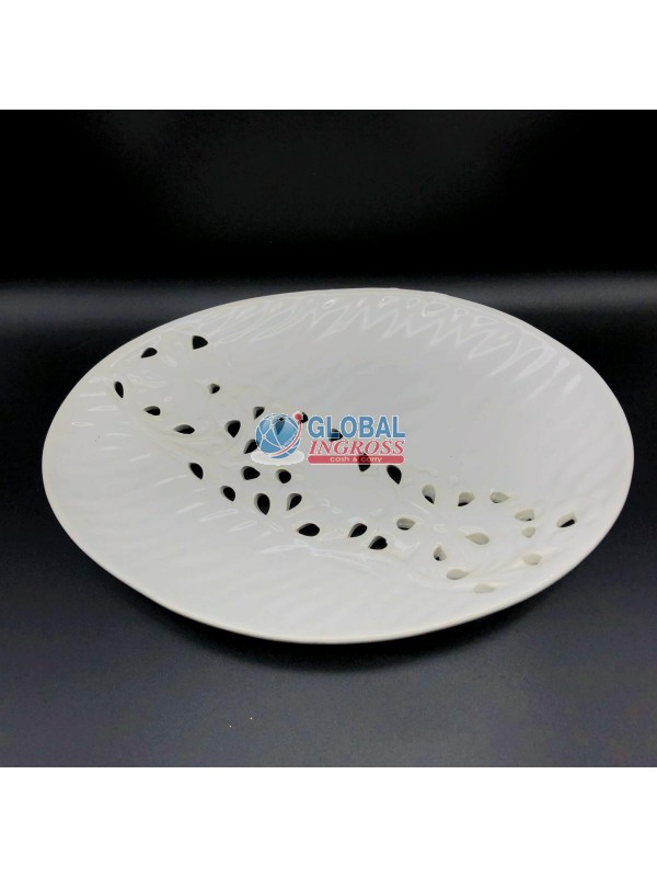 C/TAVOLA OVALE DECORO 33x23