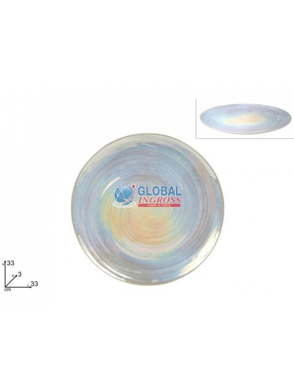 CENTROTAVOLA VETRO RAINBOW 33cm