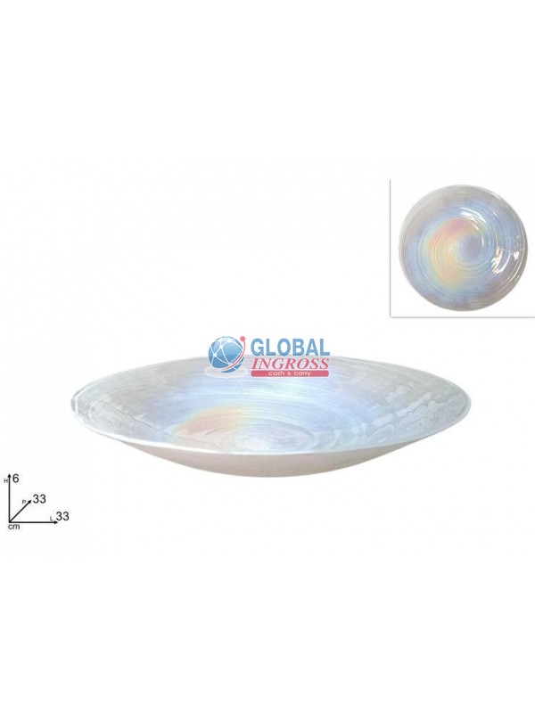 CENTROTAVOLA VETRO RAINBOW 33cm