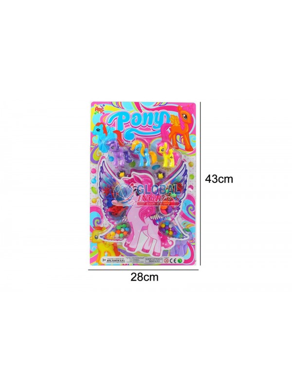 PONY C/ACCESSORI 3pz
