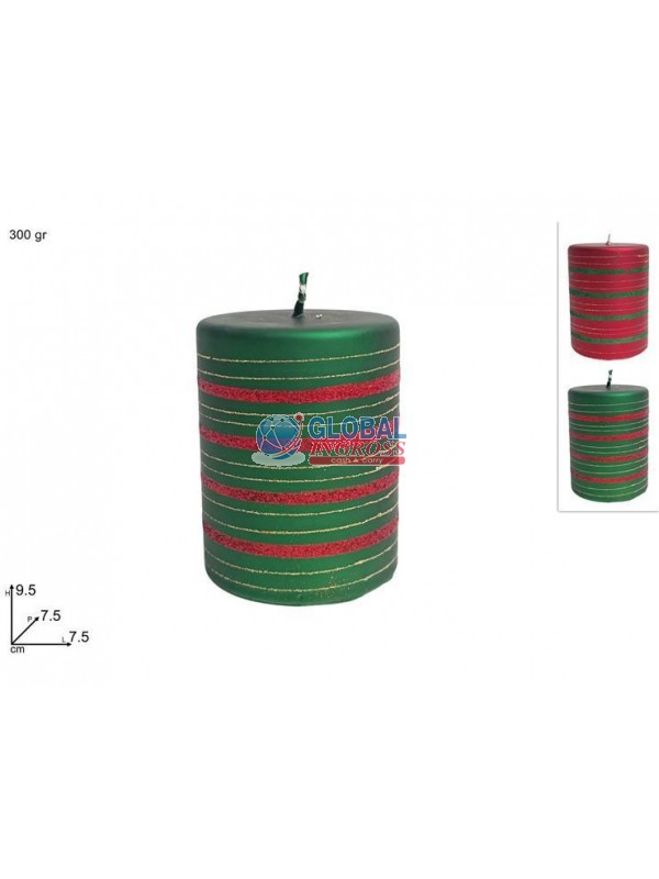 CANDELA 360gr ROSSO OROVERDE