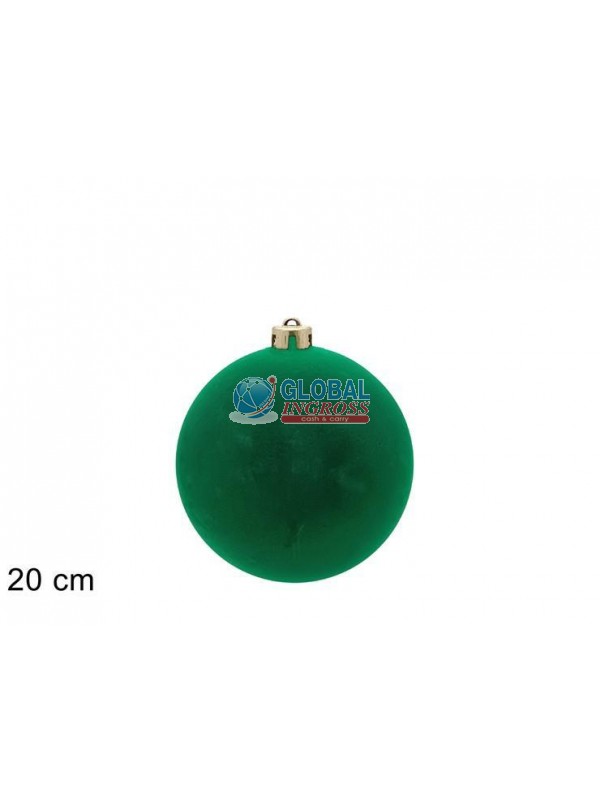PALLA FLOCCATA 20cm VERDE