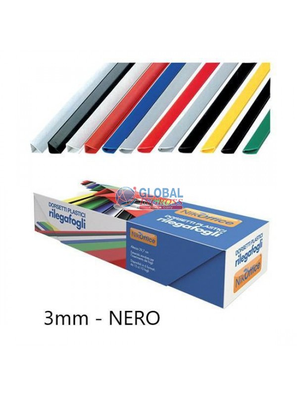 DORSINO 3mm NERO NIK