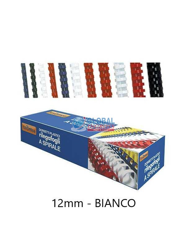 SPIRALE 12mm BIANCO NIK