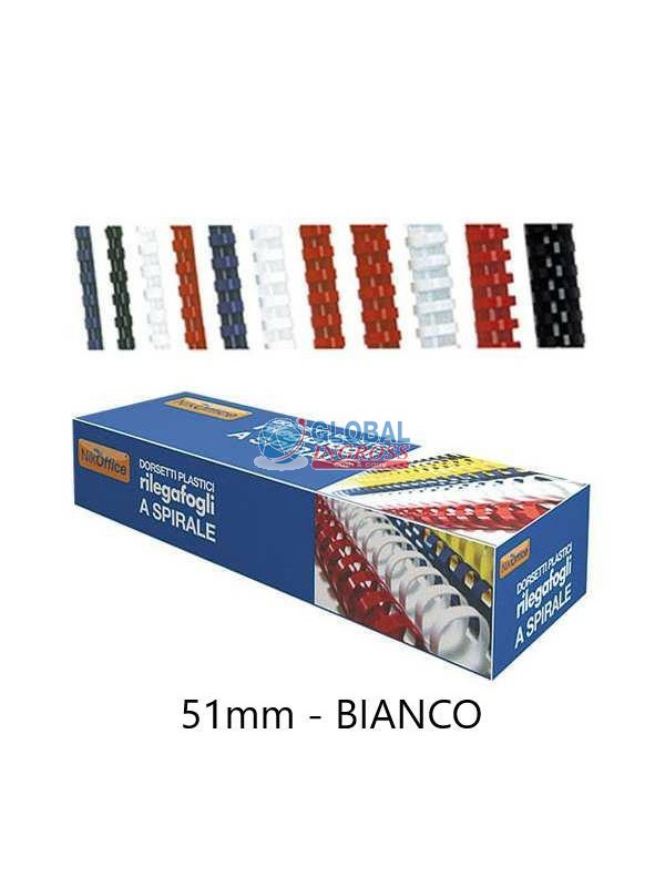 SPIRALE 51mm BIANCO NIK