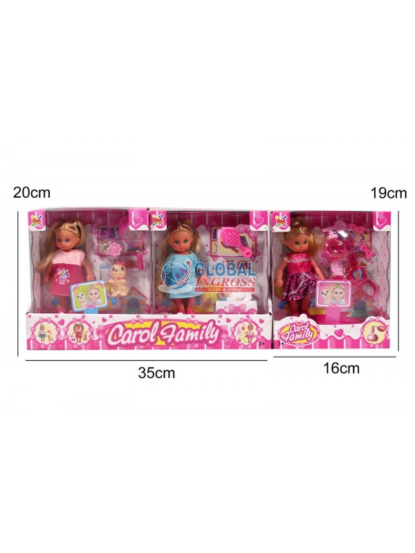 BAMBOLA CAROL FAMILY C/CAGNOLINO