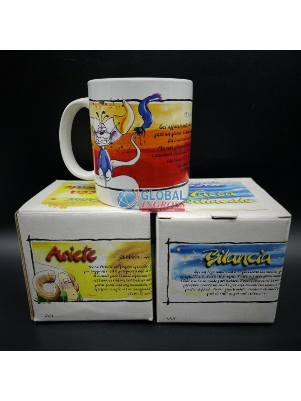 TAZZA DIDDL C/FIGURA ZODIACO