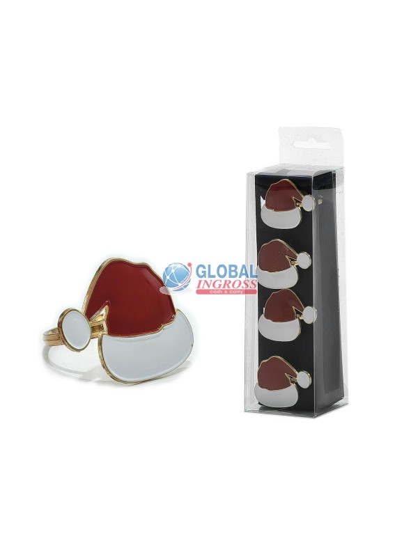 FERMATOVAGLIOLI CAPPELLO NATALE 4pz