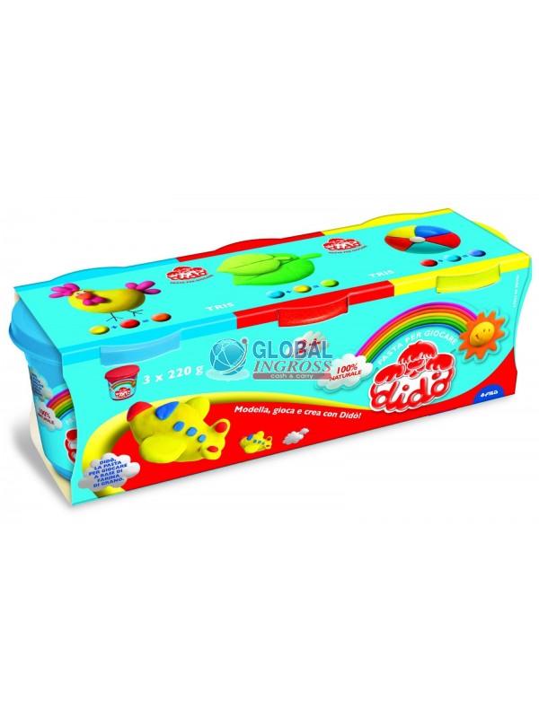 DIDO' TRIS BARATTOLI 220gr GIA/ROS/AZZ