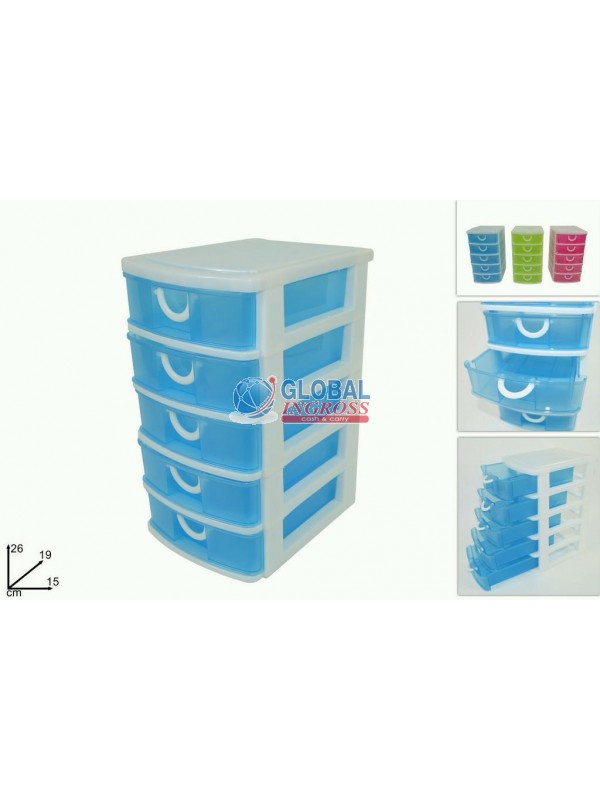 CASSETTIERA 5 PIANI COL.ASS.