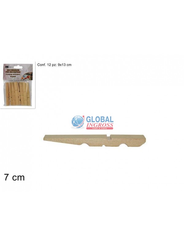 MEZZE MOLLETTE DECOUPAGE 12pz