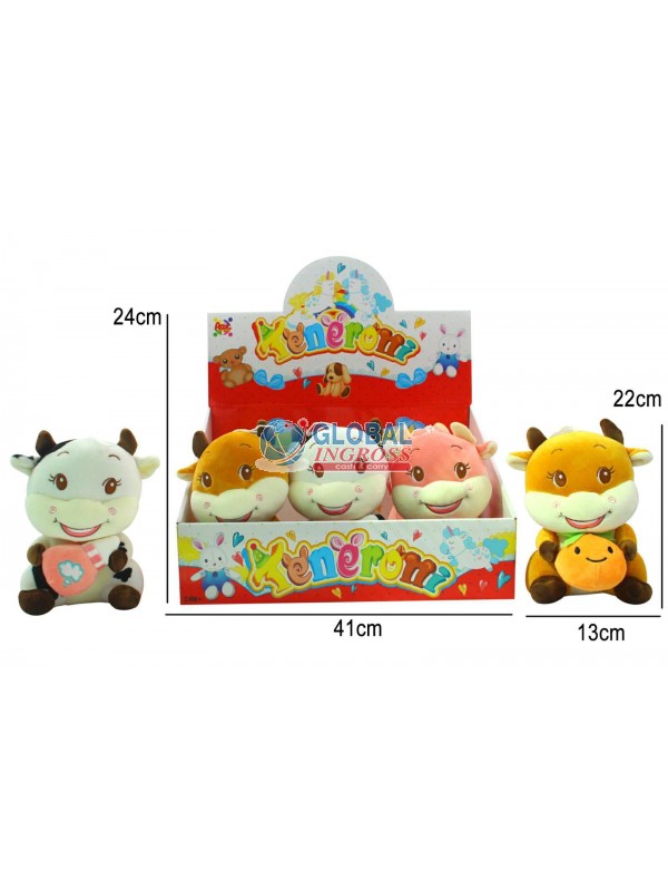 PELUCHE MUCCA 25cm