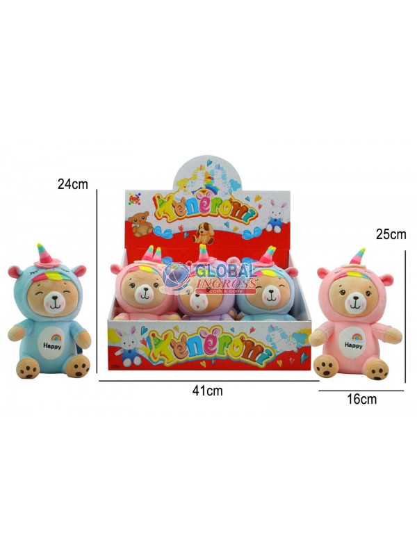 PELUCHE UNICORNO 23cm