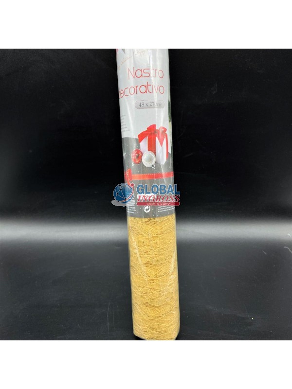 ROTOLO MERLETTO ORO 48x270