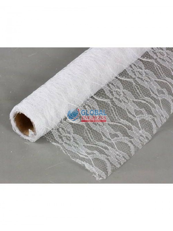 ROTOLO MERLETTO BIANCO 48x270