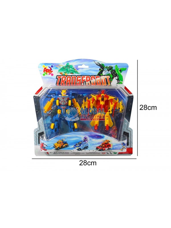 ROBOT TRASFORMABILI ASS. 2pz