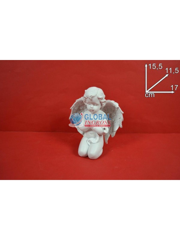 ANGELO IN GINOCCHIO C/STRASS 17cm