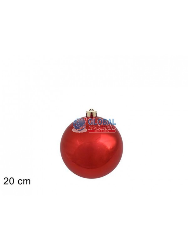 PALLA 20cm LUCIDA ROSSO