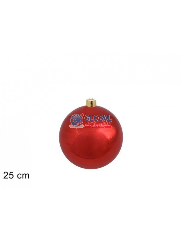 PALLA 25cm LUCIDA ROSSO