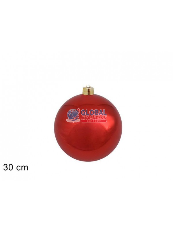 PALLA 30cm LUCIDA ROSSO