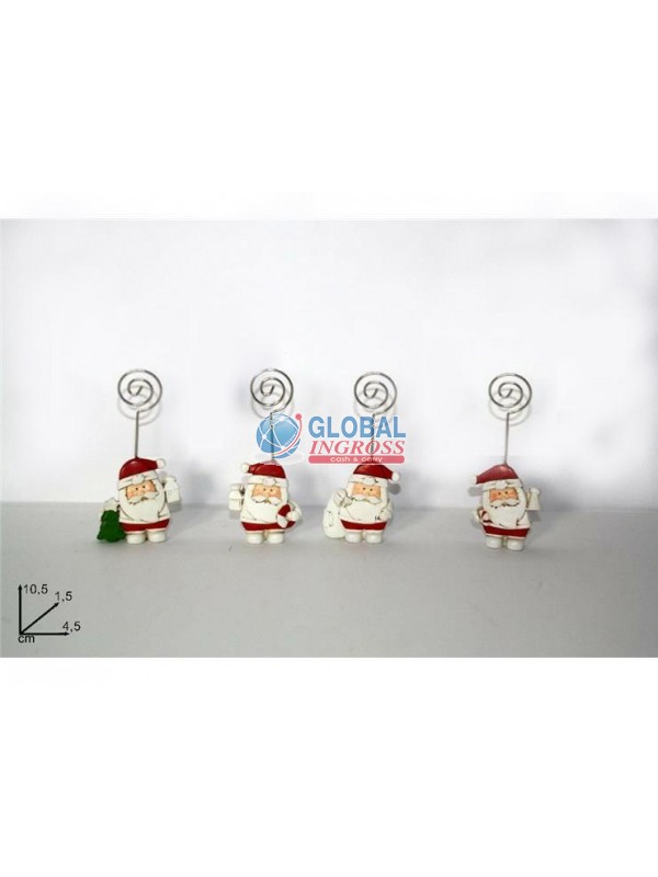 PORTABIGLIETTO BABBO NATALE 10cm