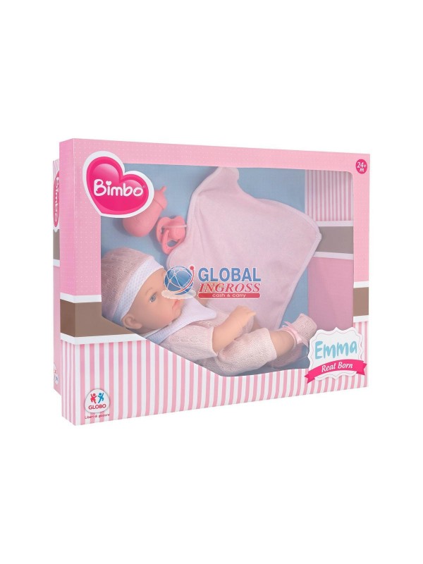 BAMBOLA REAL BORN 30cm C/ACCESSORI