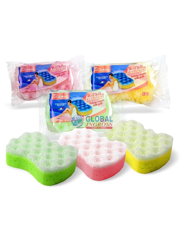 SPUGNA DOCCIA FEEL RELAX COL.ASS.