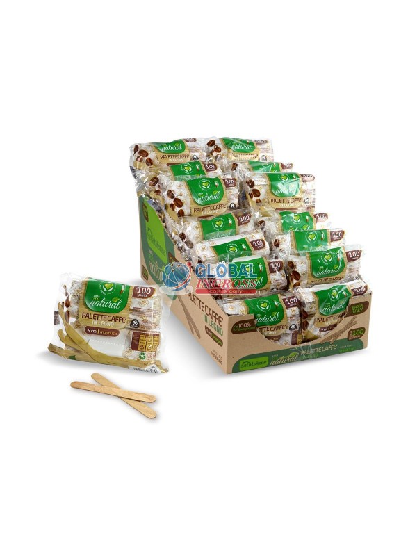 PALETTE CAFFE' LEGNO 100pz.