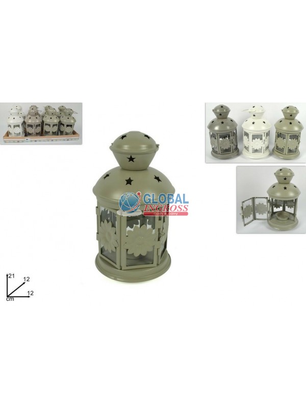 LANTERNA 21cm 3 COLORI