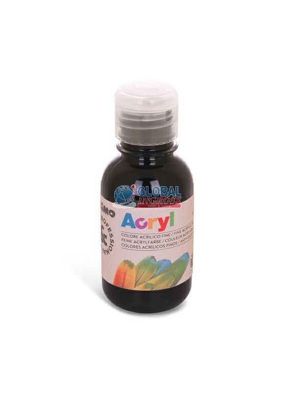 TEMPERA ACRYL NERO 125ml