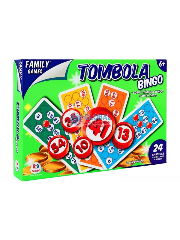 TOMBOLA BINGO 24 CARTELLE