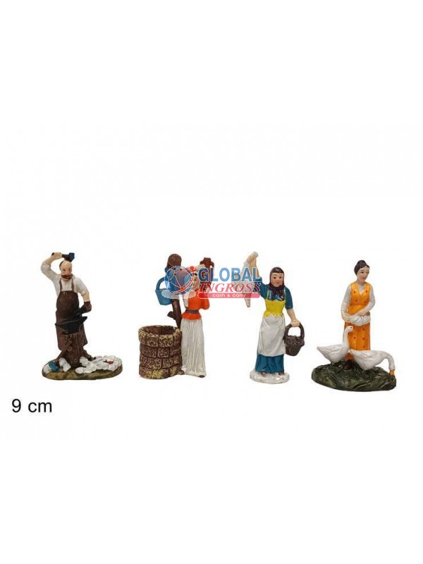 PERSONAGGIO PRESEPE 9cmASS.