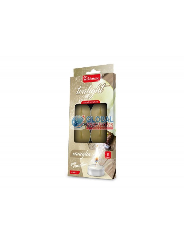 T-LIGHT 8pz AVORIO VANILLA