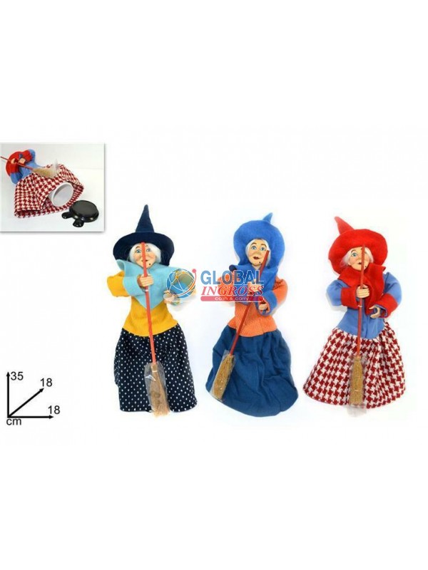 BEFANA C/SCOPA 35cm