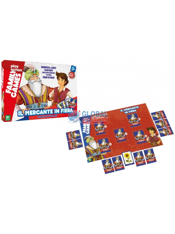 MERCANTE IN FIERA CON 80 CARTE