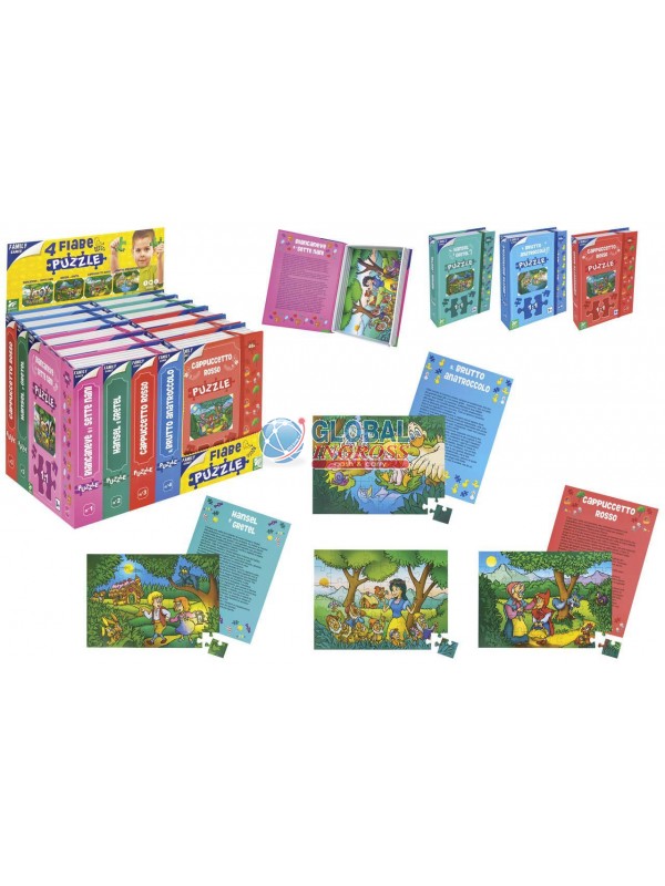 PUZZLE FIABE IN LIBRO FIABE 48pz modelli ass.