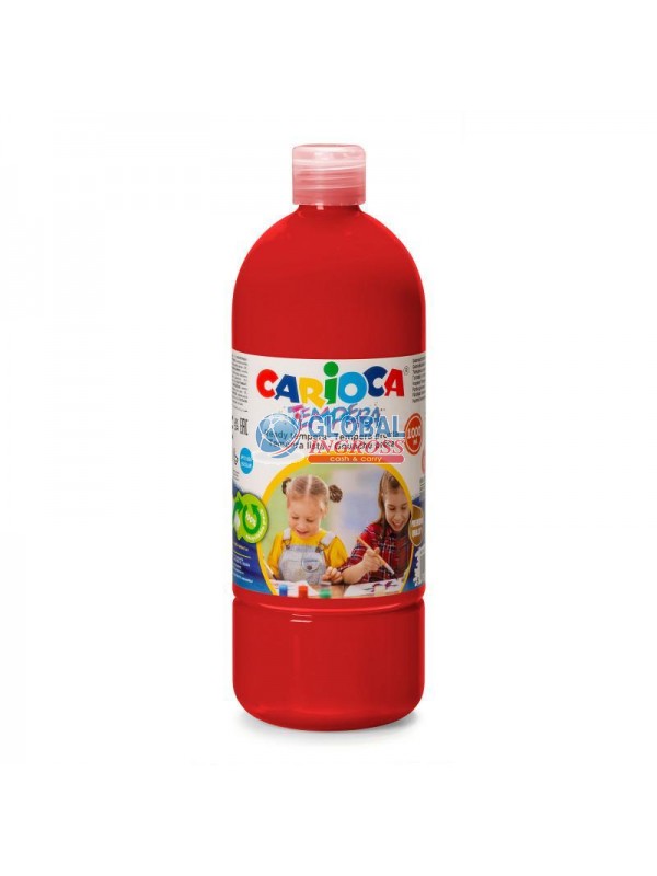 TEMPERA PRONTA CARIOCA 1000ml ROSSO VERMIGLIO