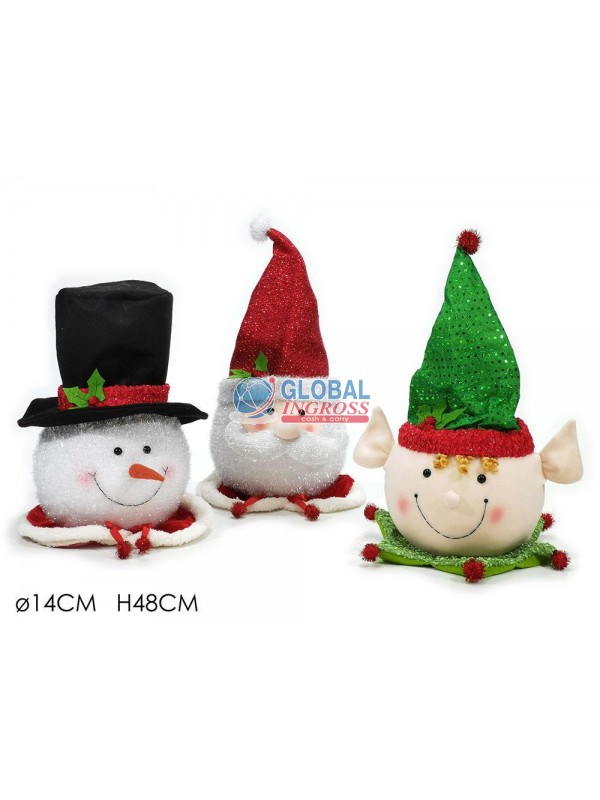 PUNTALE TESTA PERSONAGGIO 48cm ASS.