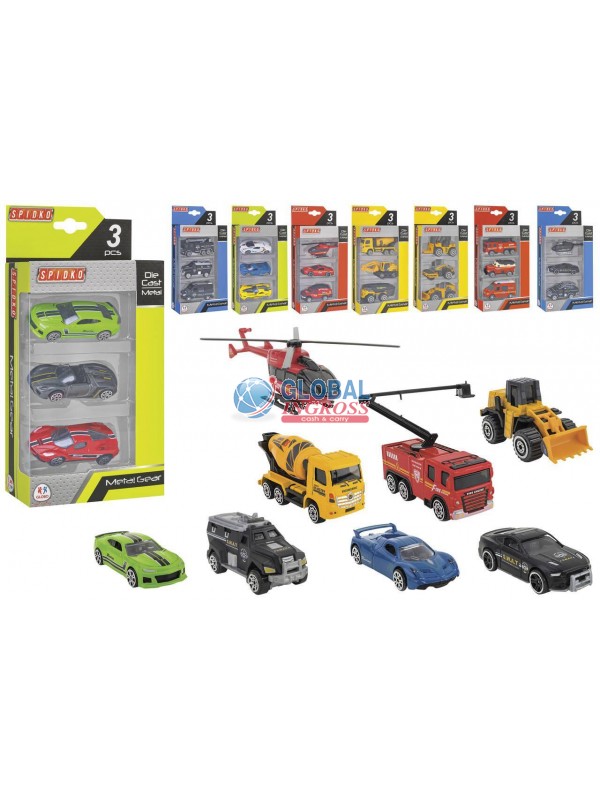 VEICOLI DIE CAST 3pz 1:58