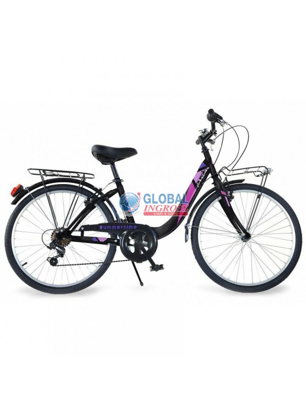 BICI 24 VENERE NERO 6V