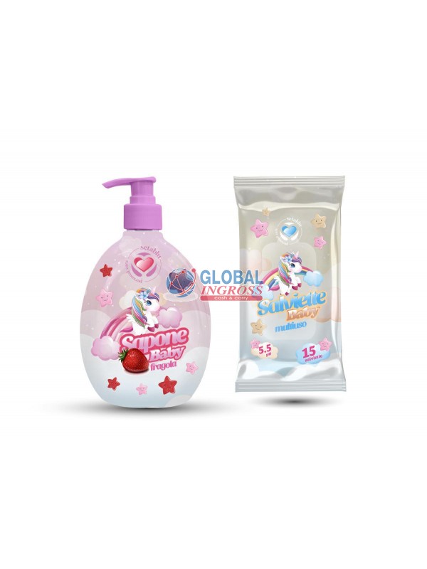 SAPONE LIQUIDO UNICORNO500ml FRAGOLA