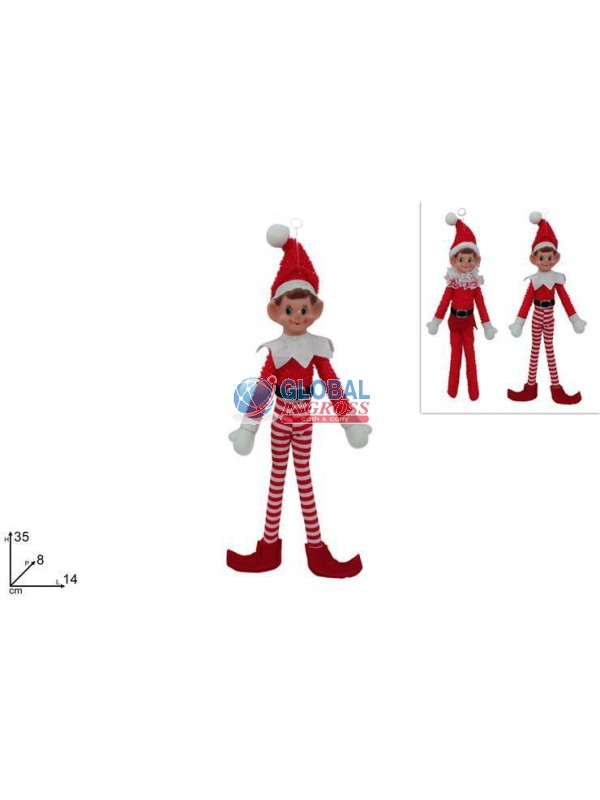 ELFO ROSSO APPENDINO 35cm