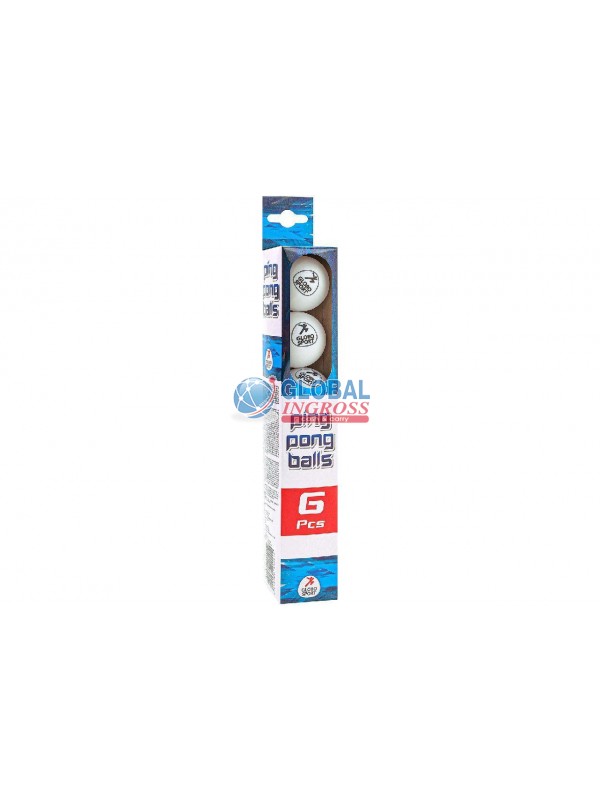 PALLINE PING PONG 6pz