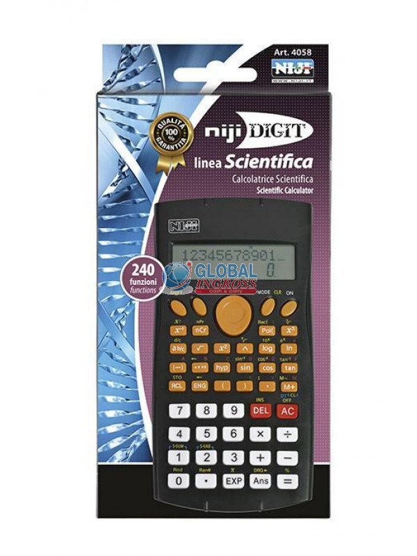 CALCOLATRICE SCIENTIFICA 10 CIFRE 7x15