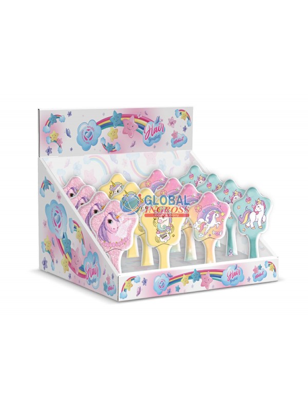 SPAZZOLA CAPELLI UNICORNO STELLA