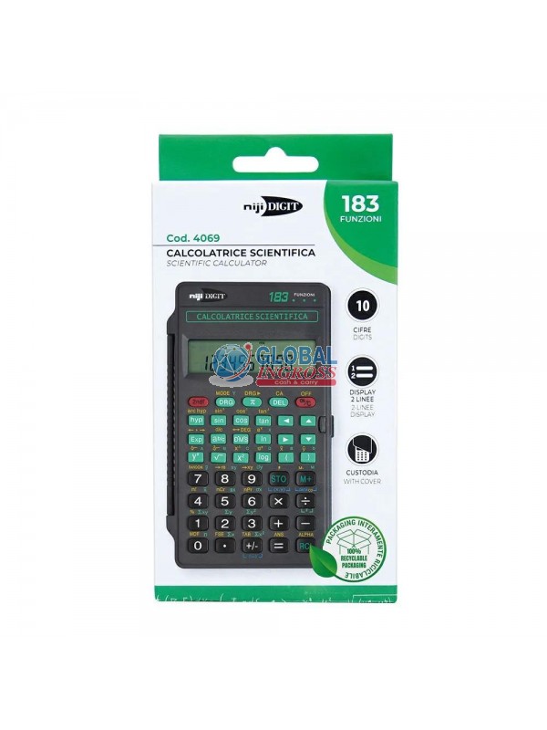 CALCOLATRICE SCIENTIFICA 4069 10 CIFRE 7x13.