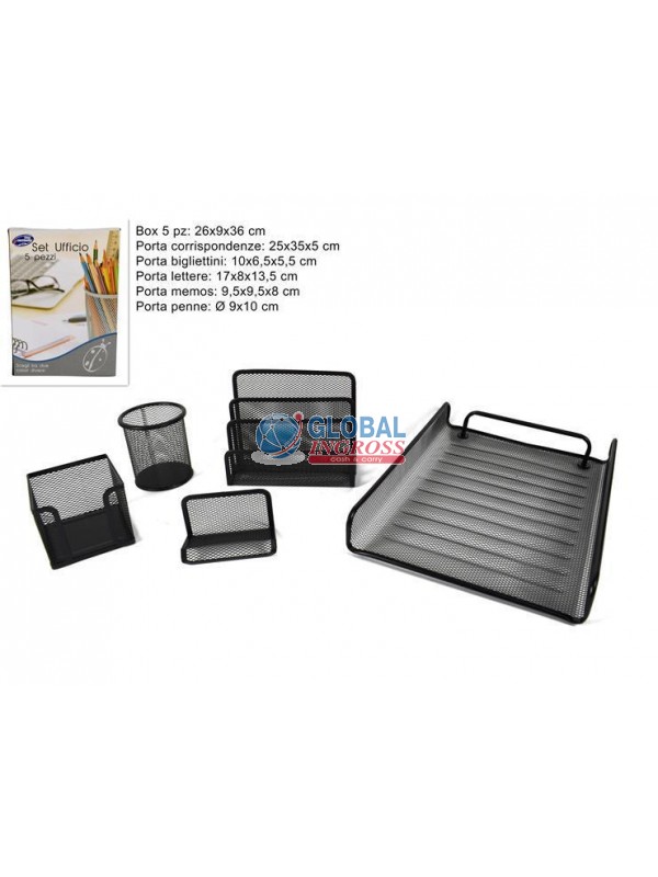 SET UFFICIO 5pz NERO