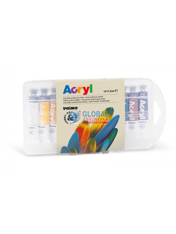 TEMPERA ACRYL 7,5ml 12 TUBI