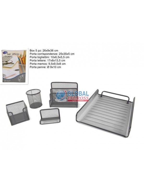 SET UFFICIO 5pz SILVER